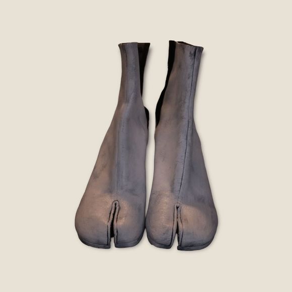 Maison Margiela White Paint Tabi Boots Size 6/38 EU - Picture 3 of 9